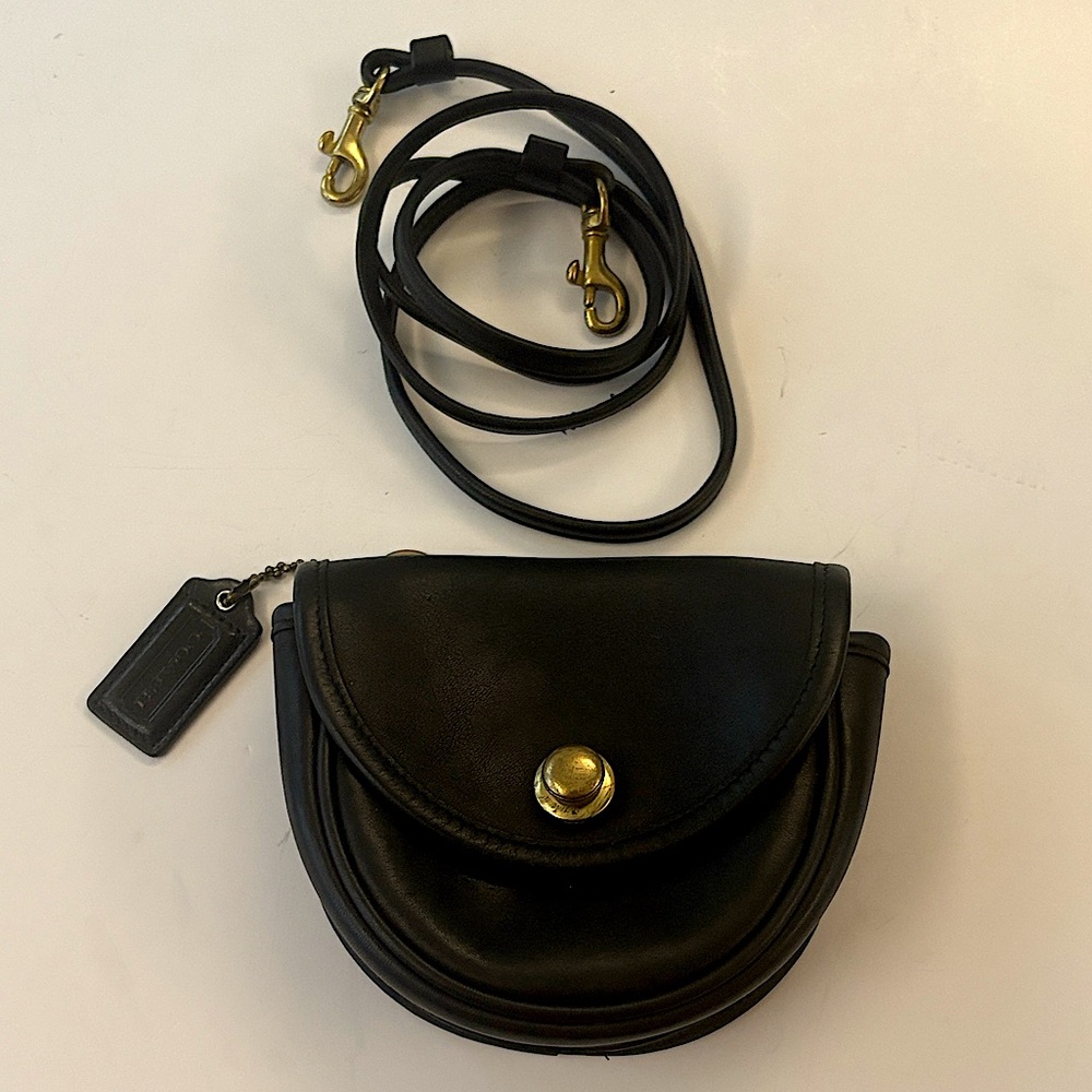 Vintage Coach mini Belt Bag/ Crossbody with Detachable Strap